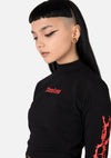 Lethal Weapon Long Sleeve Crop Top