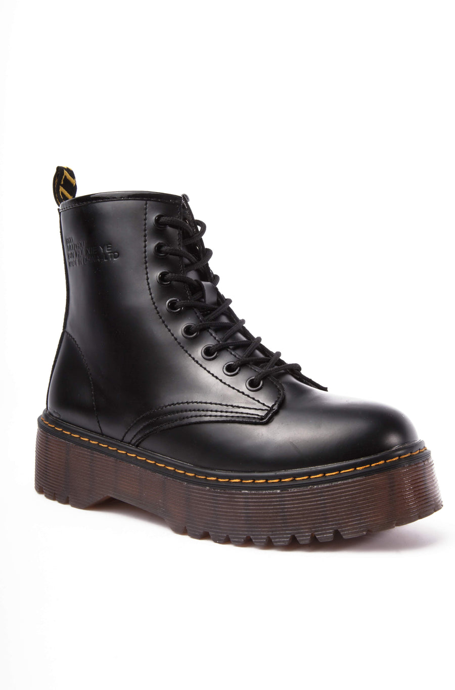 Acid Chunky Platform Boots