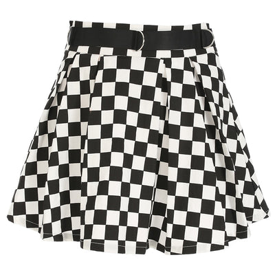 Blaze Checkered Skirt