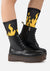 Acid Chunky Platform Boots