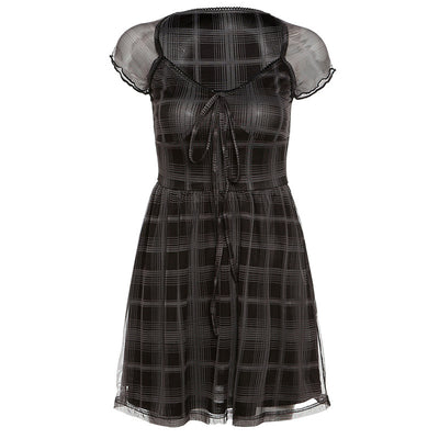 Flaw Checkered Playsuit