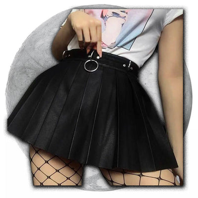 Vampira Pleated Skirt